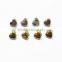 10mm Custom Fashion Stud Gold Heart Rivet