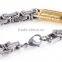 choker necklace sliver color 316l stainless steel jewelry new gold chain design for men 22 inches