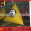 0.9mm PVC Tarpaulin Red Inflatable Triangle Marker Buoy For Racing On Water