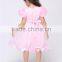 2015 New Girl Dress Chiffon Children Clothing Summer Kid Dresses For Girls Cute Children Girl pink Princess Dress Party Dresses