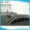 Lowest cost assemble stage red platform stage 4ft by 4ft event stage