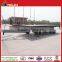 Two axles rear tipping dump mini trailers transport cargo drawbar semi trailer for sale