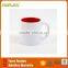 White Ceramic Inner Colorful Sublimation Mug OEM Logo Printing Mug