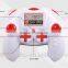 Four-axis aircraft four rotor flying saucer six-axis tricher instrument remote control UAV children's toys a key return