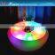 2017 Rechargeable LED Furniture Garden Event Club Outdoor Bar table
