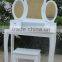 black make-up table/bedroom furniture wooden dresser with drawers/french style dresser