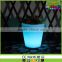 plastic led lighted flower pots for party