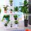 2016 wholesale 4-layer combinable iron garden flower display shelf rack