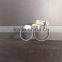 12mm Germany style bufferfly double bolt hose clamps made in China