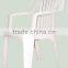 High Quality White Color Outdoor Garden Textile Stackable Chair