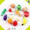 wholesale kids wooden toy vegetables new design baby wooden toy vegetables cheap wooden toy vegetables W10B089