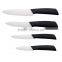 A3214 Unique Quality 4pcs Ceramic Blade Knife Set with Plastic Handle