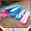 High Quality DWF Pink Or Blue Color Inflatable Air Mat / Inflatable Air Gymnastics Balance Beam For Sale