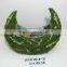 green moss and sisal pot garden plant decorations