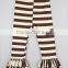 Baby Icing Ruffle Pants Custom Cooton Soft Fabric Flouncy Footfalls Stripes Wholesale Ruffle Pants For Girls Toddler