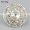 Wholesale round full rhinestone metal button for shirts WBK-1480