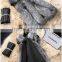 winter high-grade hot sale luxury fashion lady long faux fur vest for woman