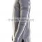 Soft 100% Cotton Plain Grey Longline T Shirt Men's Long Sleeve T Shirt with Side Split Blank Gym Bodybuilding T Shirts