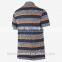 Wholesale Short Sleeve 100% Cotton Mens Polo Shirts With Highlight Stripe