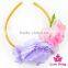 FGA035 lovebaby Wholesale colorful flowers 0-6t baby wear head piece wedding hair accessories bridal flowers hairband