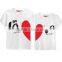 2016 Korea Fashion Love Printed T-Shirt For Couple