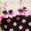 Baby Girls Summer Child Swimwear 2pcs Polka Dots Halter Seaside Swimsuit/Little Girls Swimsuits