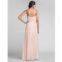 Sheath/Column Sweetheart Floor-length Chiffon cheap dresses for wedding guests