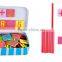 New Magnetic Wooden Count Rods Arithmetic Learning Puzzle Box With Clock Time Cognition Educational Toys for Kids