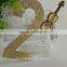 Hot sale 1000pcs gold glitter paper number "2" Decor Festive Birthday Party New Year,Christmas ,Cake,Crafts