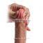 Double Layer Silicone Lifelike Real Skin Feeling Dildo Penis 21 cm