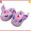 Lovely animal carton toy design pokemon plush slippers whoelsale with all sizes