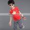 B40727A 2017 summer hot sale boys children cotton t shirts and shorts