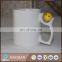 11oz white blank sublimation ceramic mug with smile face decoration