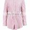 Custom Woman Clothing Tie Striped Shirt Wholesale