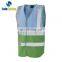 Reflective safety vest hi vis work vest