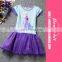 Girls Summer Hot Popular Princess Lace Party Dress Pink Short Children Dress