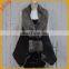 Hot Sale Big Collar Women Fur Waistcoat With Real Double Face Sheepskin Fur Vest