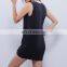 Wholesale  Dress Manufacturer Cotton Spandes V Neck Draped Dresses for Party Girls NT6736