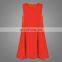 Yong Lady Korean Style Casual Dress Fashion Sleeveless Fancy Irregular Hem Women Dress