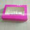 Cheap Paper bath bomb Packaging box With clear Pvc Winder