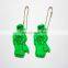 Custom high quality reflective soft pvc keychain