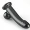 Realistic Ultra-Soft Dildo for Beginners with Flared Suction Cup Base for Hands-Free Play, Flexible Dildo with Curved Shaft & Balls for Vaginal G-Spot & Anal Prostate Play 6.7
