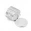 OEM N52 round shape magnetic NdFeB industrial magnet sheets diametrical neodymium magnets