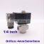 GOGO zero-pressure start 1/4" 24V 12V Orifice 4/5/6mm 0-7bar/5bar/3bar 2 way stainless steel water normally open solenoid valve