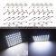 10PCS Festoon T10 BA9S White LED 48SMD Panel Interior Dome License Lamp Light Bulb
