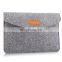 Top selling High quality Felt laptop sleeve carrying tote hand bag
