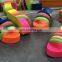 RAINBOW COLOR WOMEN HIGH HEEL SANDALS WITH DIAMOND LADY SUMMER RHINESTONE HIGH HEEL SLIPPERS SANDALS