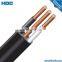 South Africa best selling Electrical house flat wire Solid copper conductor PVC insulation with bare earth wire 2X1.5mm2 price