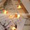 Solar led outdoor garden string honey bee light home decor lighting indoor christmas spring decoration strip fairy lights