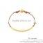 2016 custom design colorful leather silver or gold plated brass bracelet